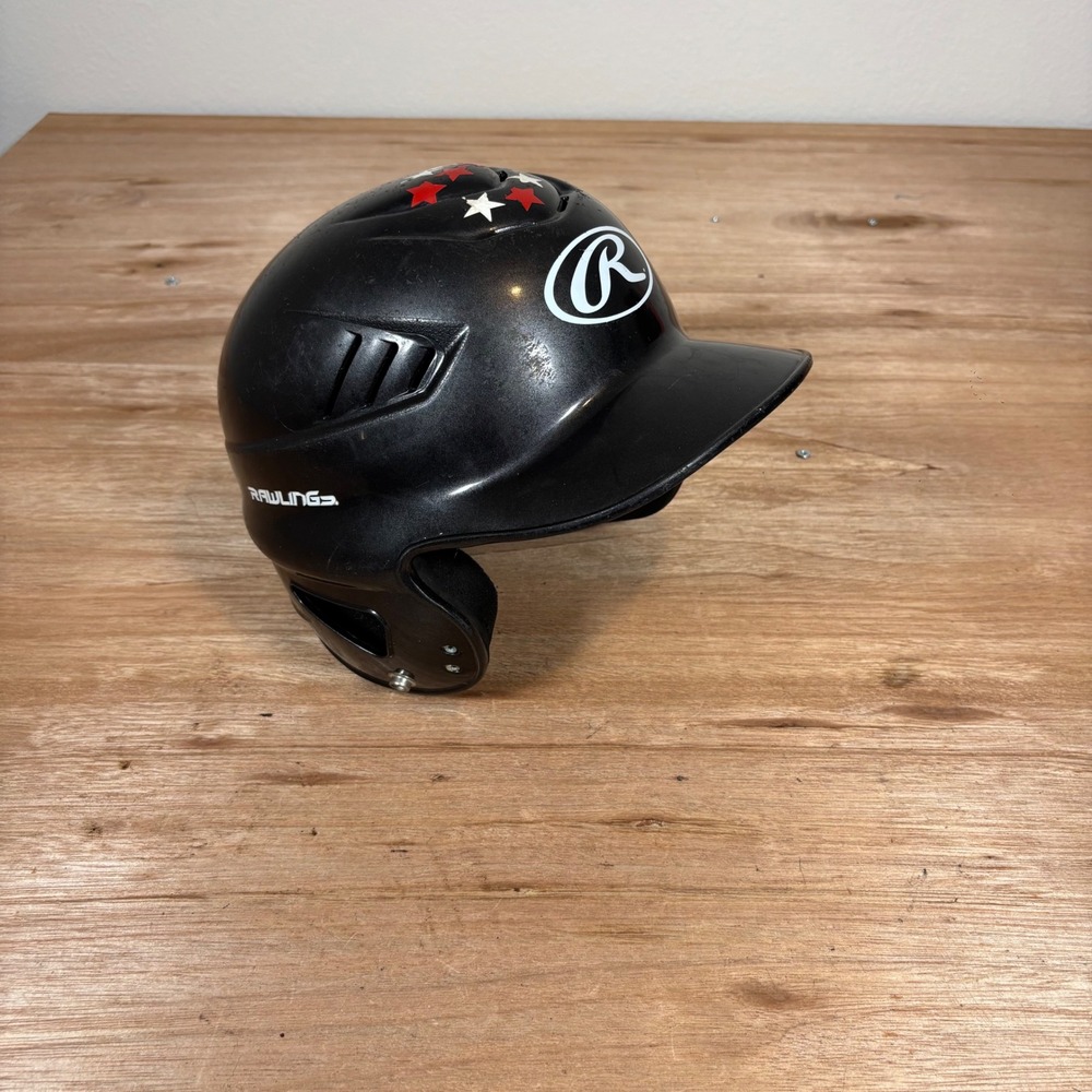 Rawlings RCFH Black Batting Helmet MLB Stars Baseball Softball Size 6.5-7.5